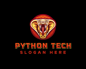 Python - Cobra Snake Gaming logo design