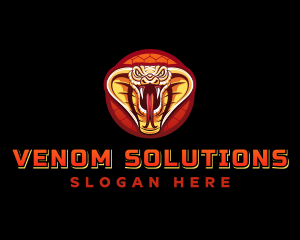 Venom - Cobra Snake Gaming logo design