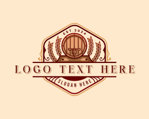 Badge - Barrel Taproom Brewery logo design