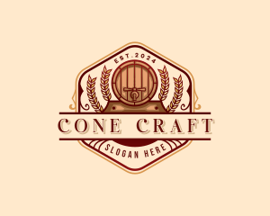 Barrel Taproom Brewery logo design