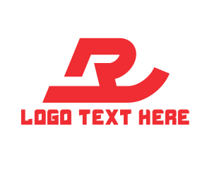 Identity - Solid Swoosh R logo design