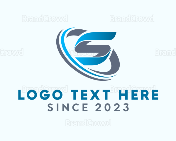 Digital Tech Marketing Letter S Logo
