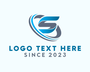 App - Digital Tech Marketing Letter S logo design