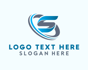 Digital Tech Marketing Letter S  Logo