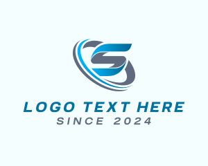 Digital Tech Letter S  Logo