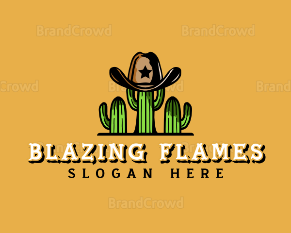 Cactus Cowboy Hat Logo