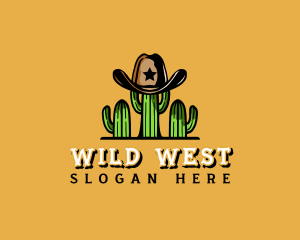 Cactus Cowboy Hat logo design