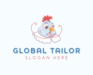 Chicken Hen Tailor logo design