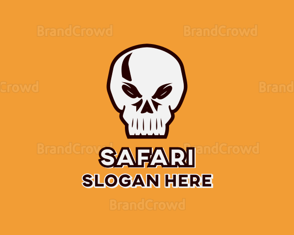 Skull Streetwear Apparel Logo
