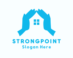 Orphanage - Housing Property Hands logo design