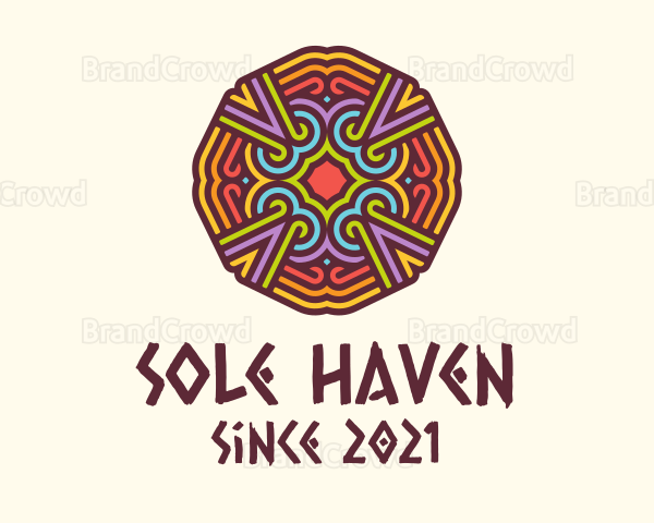 Colorful Tribal Pattern Logo