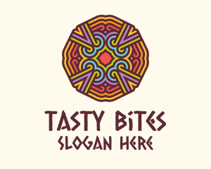 Colorful Tribal Pattern Logo