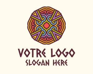 Colorful Tribal Pattern Logo