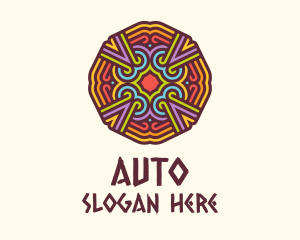 Colorful Tribal Pattern Logo