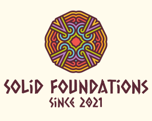 Cultural - Colorful Tribal Pattern logo design