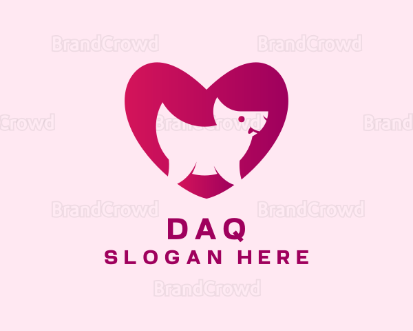 Puppy Dog Heart Logo