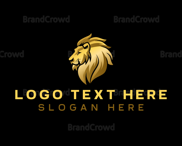 Elegant Lion Beast Logo