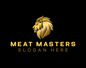 Elegant Lion Beast logo design