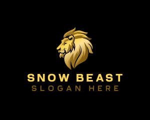 Elegant Lion Beast logo design