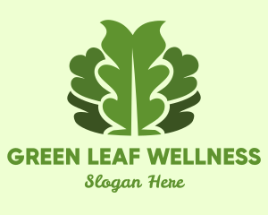 Green Leaf Foliage logo design