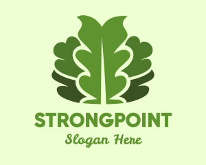 Crops - Green Leaf Foliage logo design