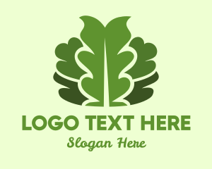 Veggie - Green Leaf Foliage logo design