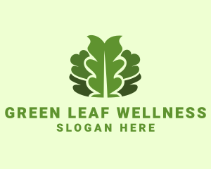 Green Leaf Foliage logo design