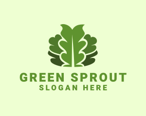 Green Leaf Foliage logo design