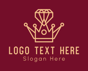 Bespoke - Royal Diamond Crown logo design