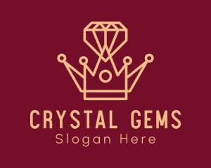 Royal Diamond Crown logo design