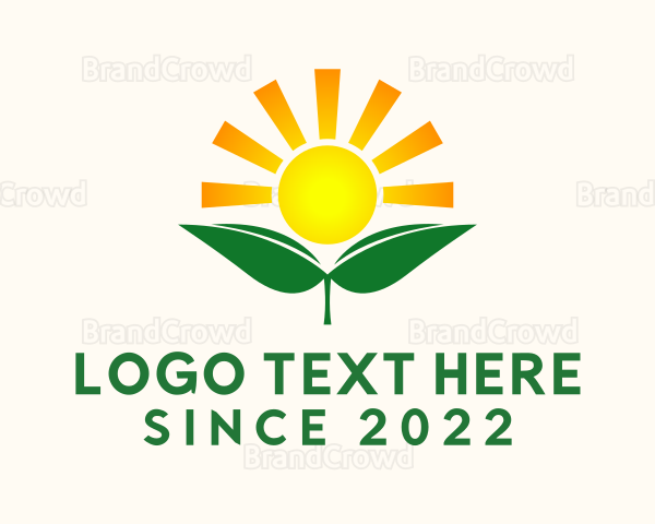 Agriculture Farming Plant Sprout Logo