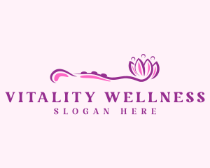 Lotus Wellness Spa logo design