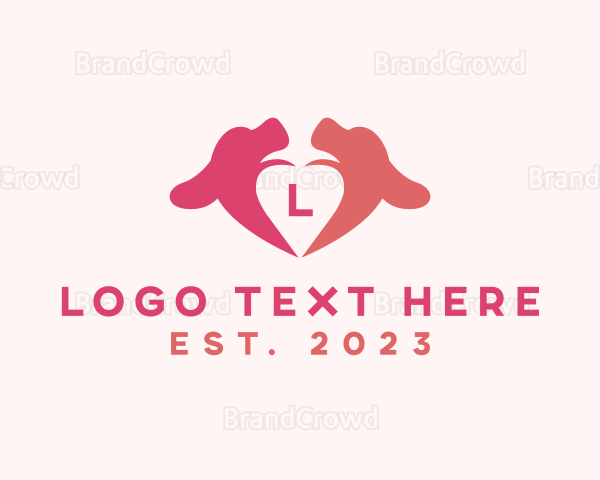 Dog Heart Pet Clinic Logo