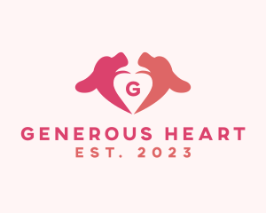 Dog Heart Pet Clinic logo design