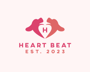 Dog Heart Pet Clinic logo design