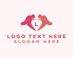 Dog Heart Pet Clinic Logo