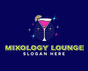 Cocktail - Lemon Cocktail Drink logo design