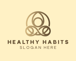 Yoga Fitness Exercise logo design