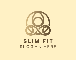 Yoga Fitness Exercise logo design