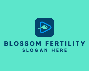 Sperm Reproduction Pregnancy logo design