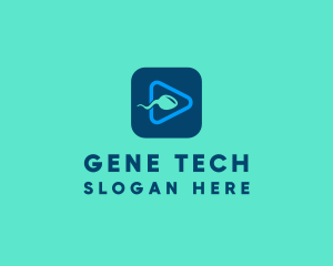 Gene - Sperm Reproduction Pregnancy logo design