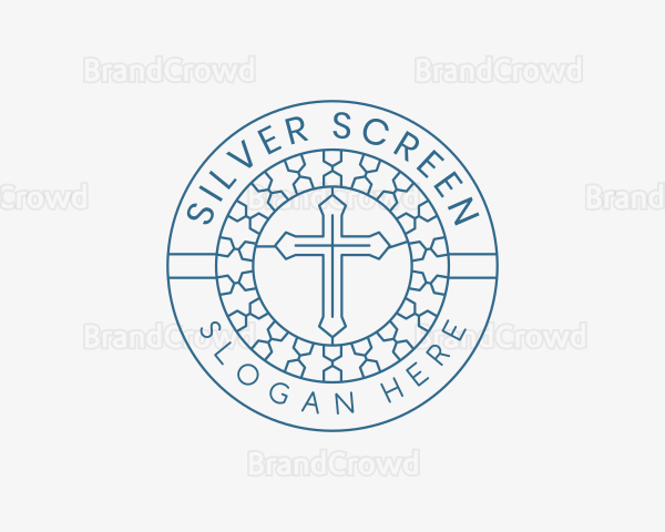 Cross Church Christianity Logo