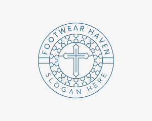 Cross Church Christianity Logo