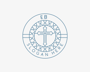 Faith - Cross Church Christianity logo design