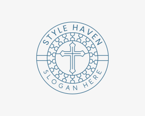 Pastor - Cross Church Christianity logo design