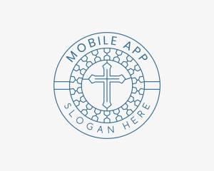 Fellowship - Cross Church Christianity logo design