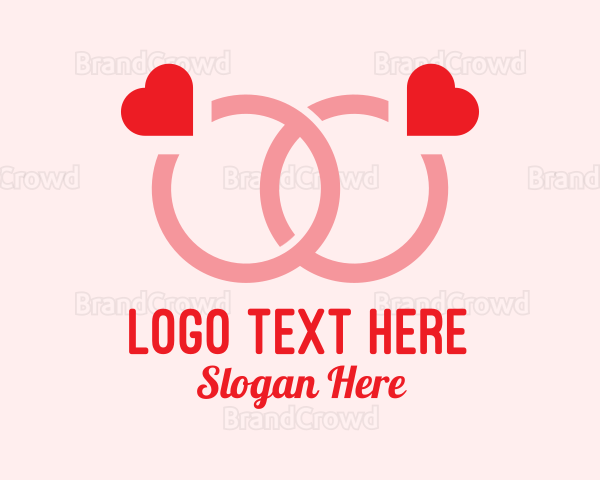 Couple Engagement Ring Logo