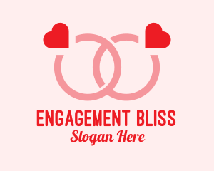 Engagement - Couple Engagement Ring logo design