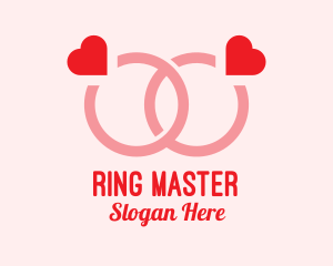 Couple Engagement Ring  logo design