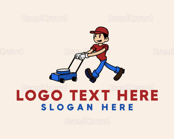 Lawn Mower Guy Logo